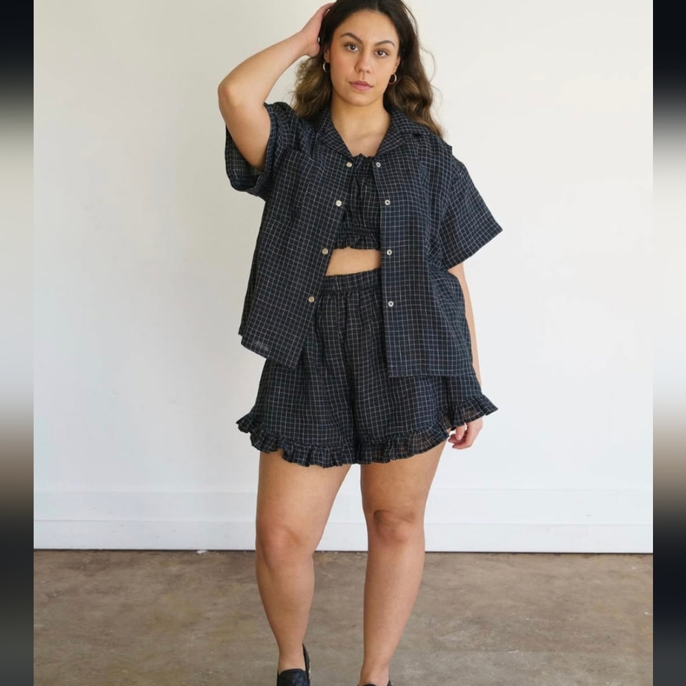 Ization Studio Linen Bloomer Shorts 3x